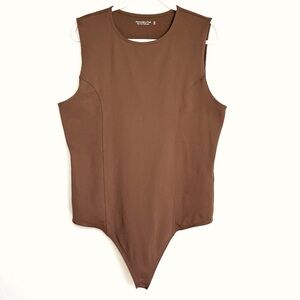 Women’s Abercrombie & Fitch Soft A&F Collection Brown Bodysuit- XXL